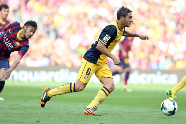Koke Resurrección en el Camp Nou en 2014 Koke Resurrección en el Camp Nou en 2014