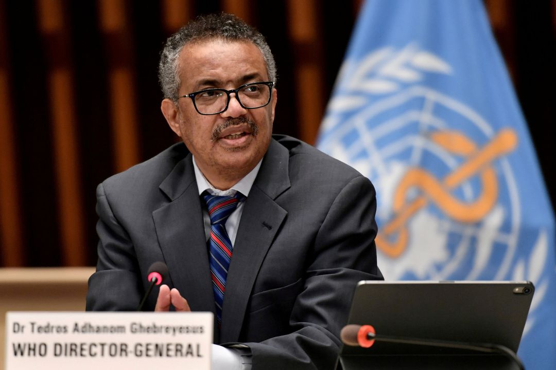 El director general de la OMS, Tedros Adhanom Ghebreyesus El director general de la OMS, Tedros Adhanom Ghebreyesus