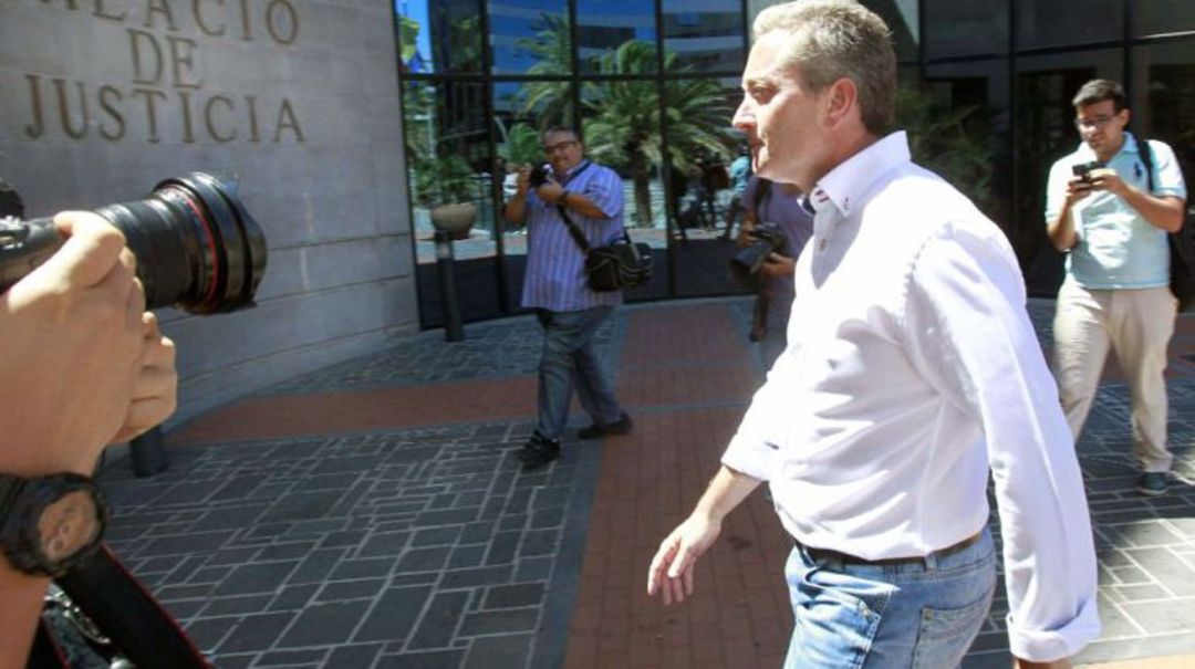 El exdirector del RTVC, Guillermo García, en los juzgados. El exdirector del RTVC, Guillermo García, en los juzgados.