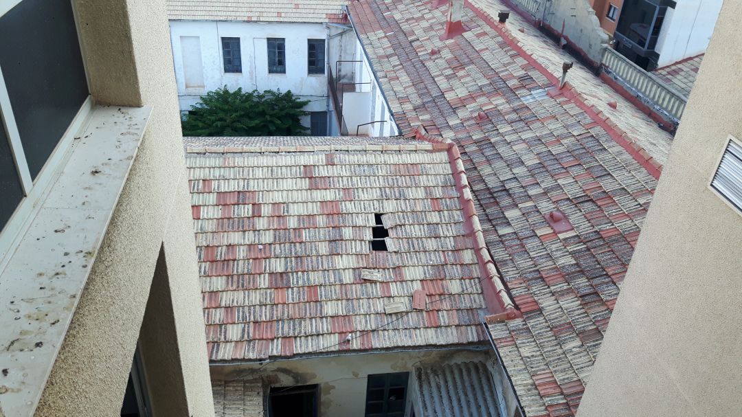Estado del cuartel desde la Comisaría Elda-Petrer Estado del cuartel desde la Comisaría Elda-Petrer