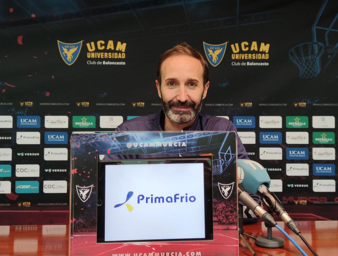 Sito Alonso, entrenador del UCAM Murcia CB Sito Alonso, entrenador del UCAM Murcia CB