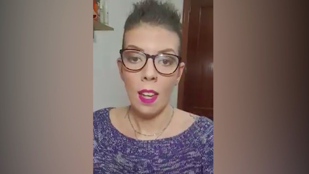 Patricia Rus en el vídeo denuncia Patricia Rus en el vídeo denuncia