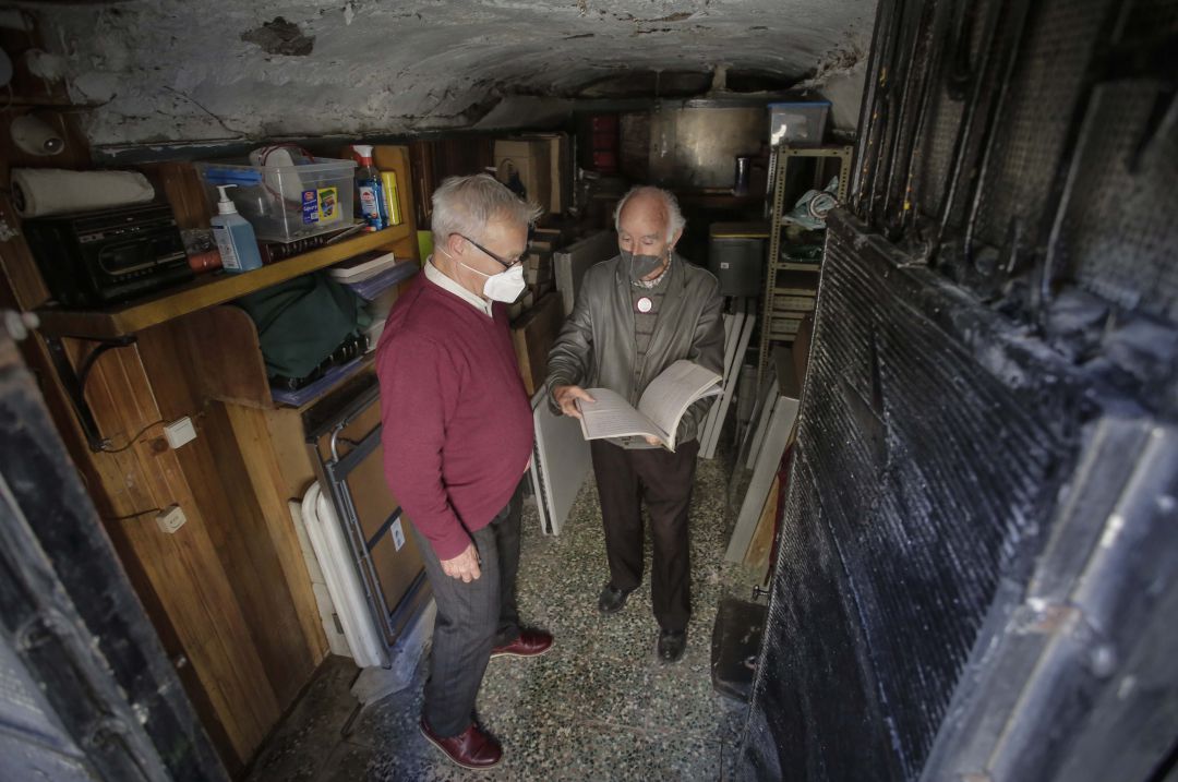 El alcalde de València, Joan Ribó, visita una de les Covetes de Sant Joan El alcalde de València, Joan Ribó, visita una de les Covetes de Sant Joan