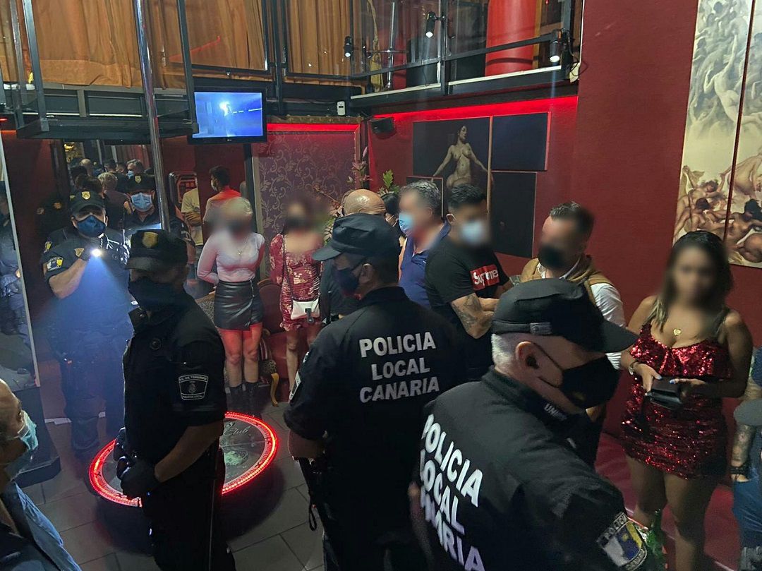 Imagen de la intervención policial Imagen de la intervención policial