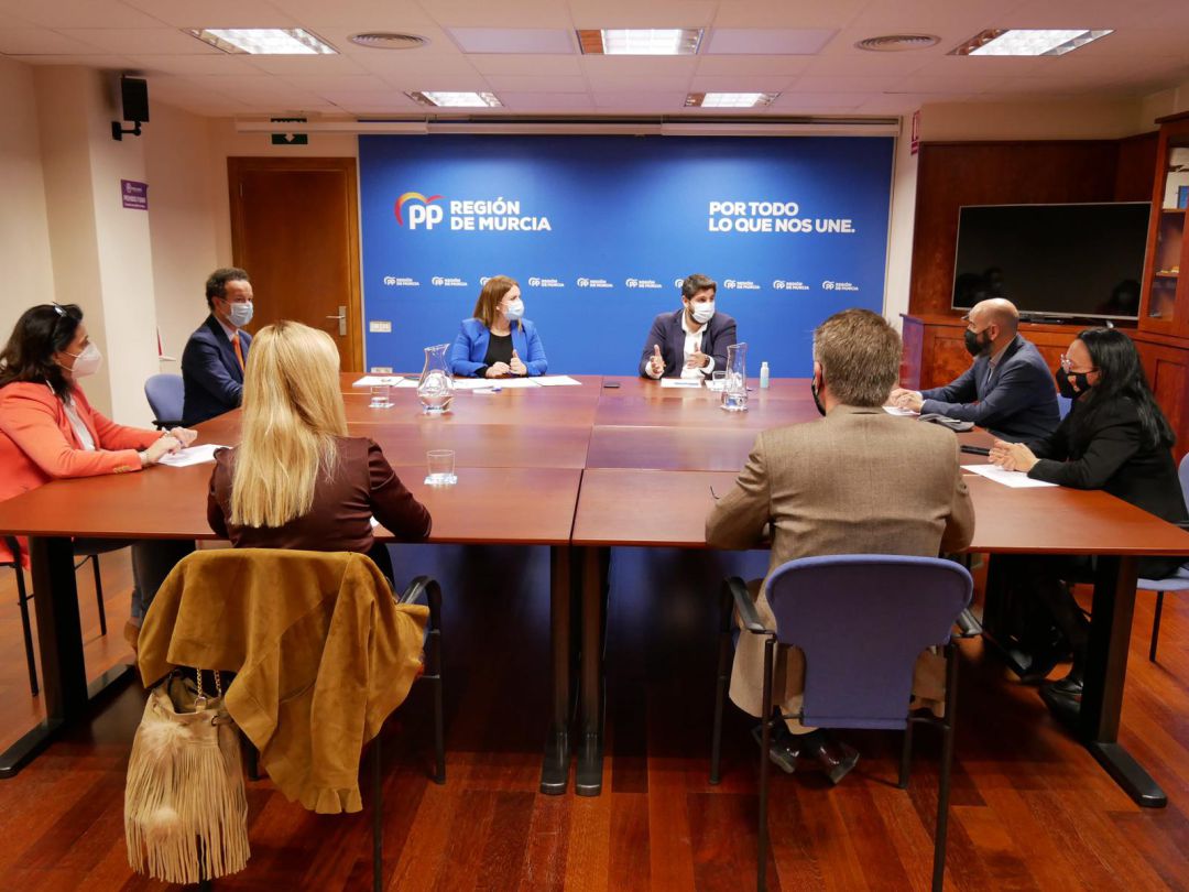 El presidente del PPRM, Fernando López Miras, se reúne con el presidente de CONCAPA Murcia, Alberto González-Costea y el presidente de FAMPACE, Rafael Martínez, entre otros El presidente del PPRM, Fernando López Miras, se reúne con el presidente de CONCAPA Murcia, Alberto González-Costea y el presidente de FAMPACE, Rafael Martínez, entre otros