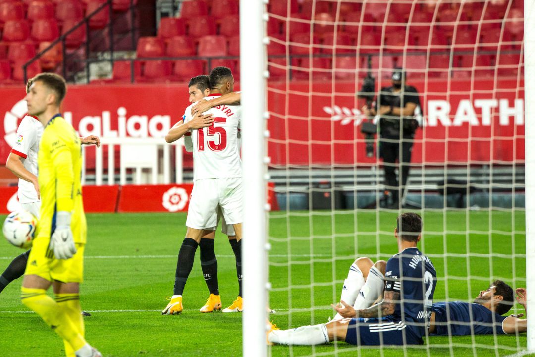 En-Nesyri volvió a marcar en el Sánchez Pizjuán. En-Nesyri volvió a marcar en el Sánchez Pizjuán.