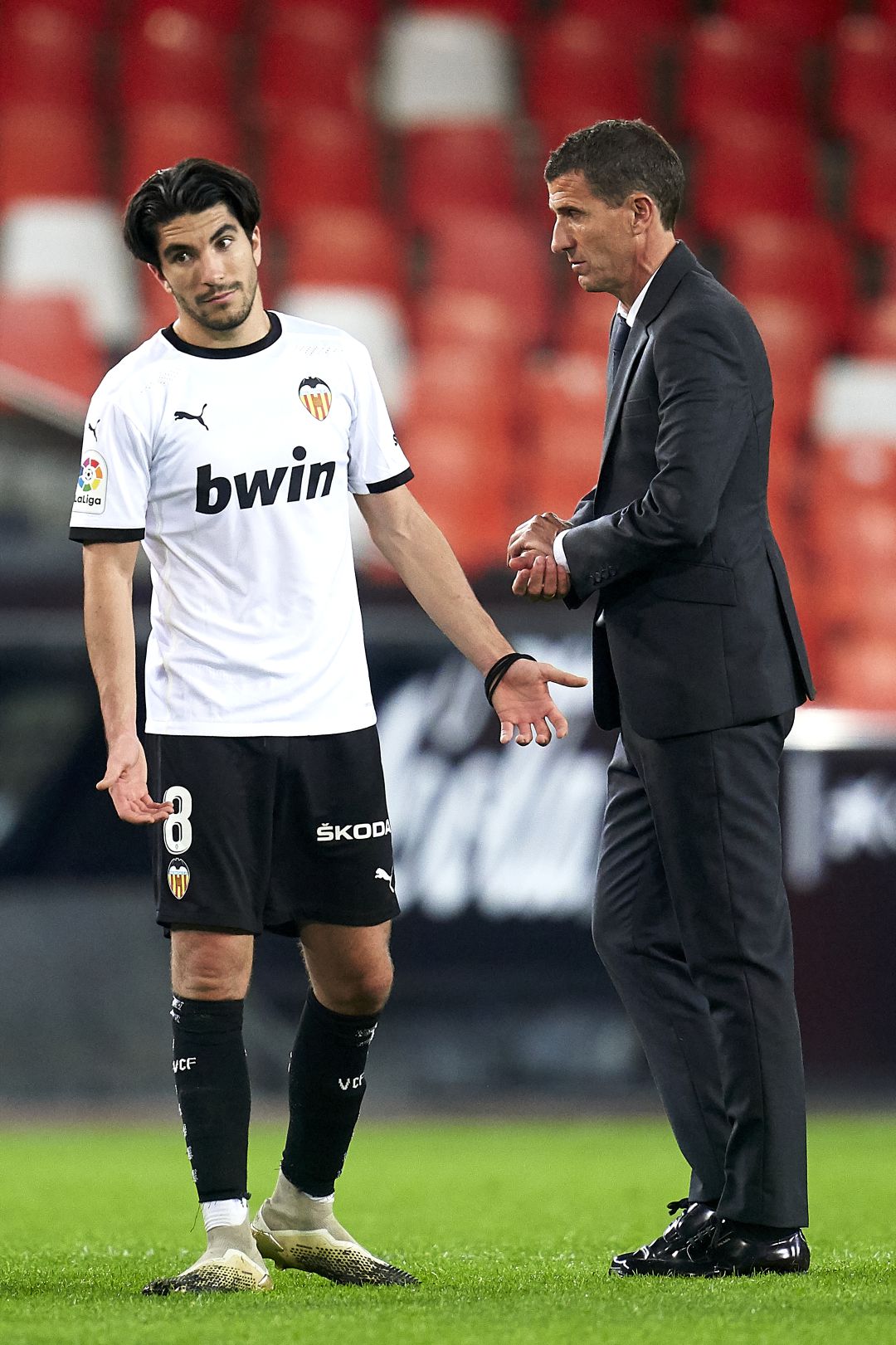 Carlos Soler y Gracia, en el partido frente al Madrid. Carlos Soler y Gracia, en el partido frente al Madrid.