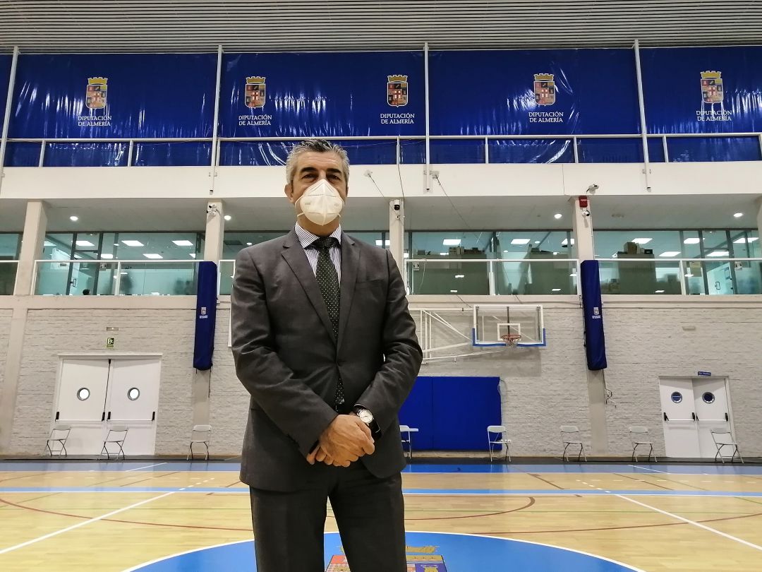 El presidente de Unicaja Costa de Almería. El presidente de Unicaja Costa de Almería.
