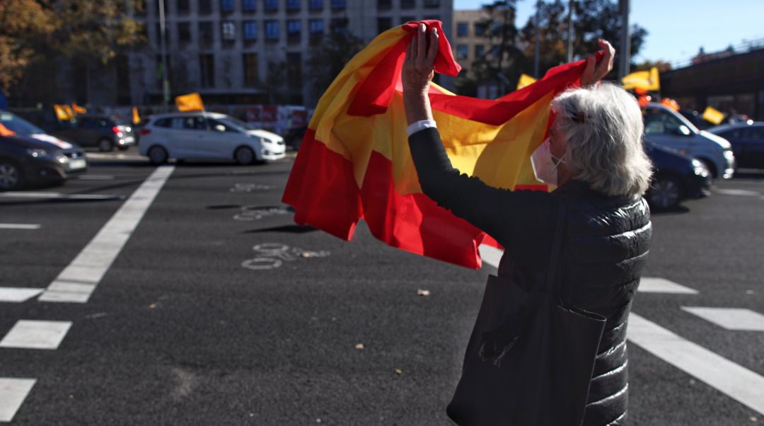 Manifestación de vehículos en apoyo a la educación concertada y contra la 'Ley Celaá' en Madrid. Manifestación de vehículos en apoyo a la educación concertada y contra la 'Ley Celaá' en Madrid.