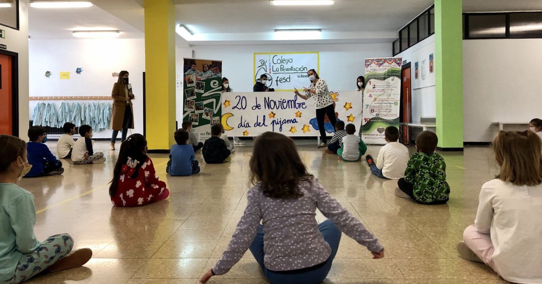 Niños en un colegio navarro. Niños en un colegio navarro.