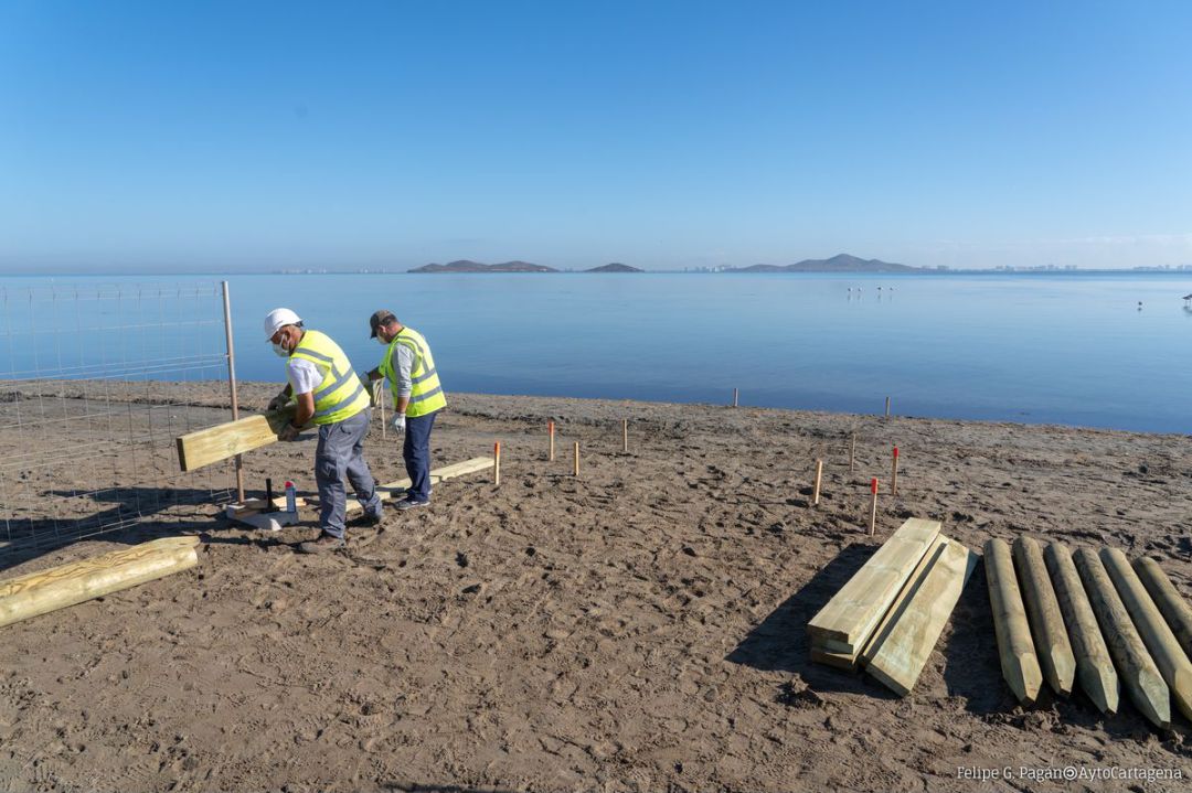 Instalación de balnearios en el Mar Menor Instalación de balnearios en el Mar Menor