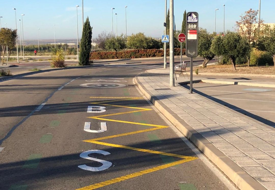 Parada cercana a los nuevos juzgados Parada cercana a los nuevos juzgados
