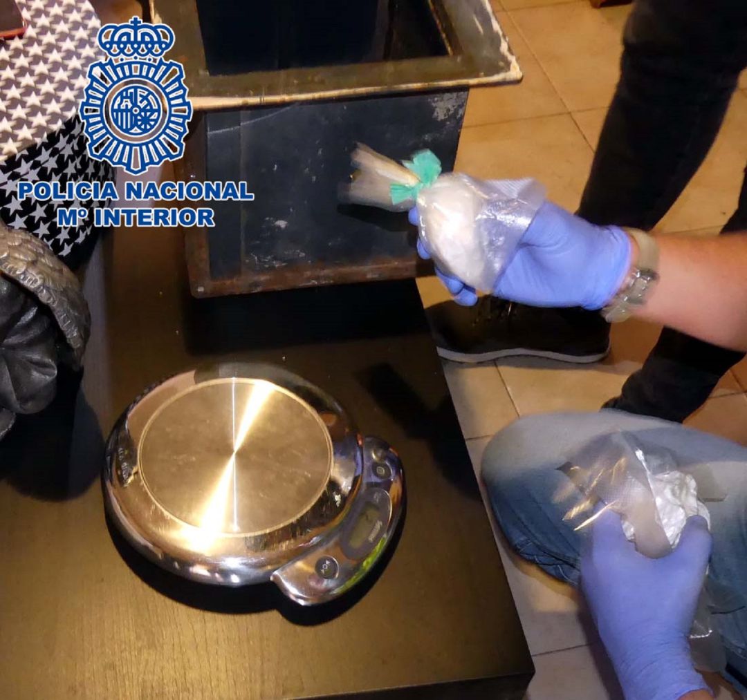 Parte de la droga incautada por la Policía. Parte de la droga incautada por la Policía.