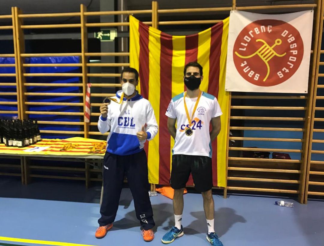 Víctor Ortega (d) logró dos medallas en Cerdanyola. Víctor Ortega (d) logró dos medallas en Cerdanyola.