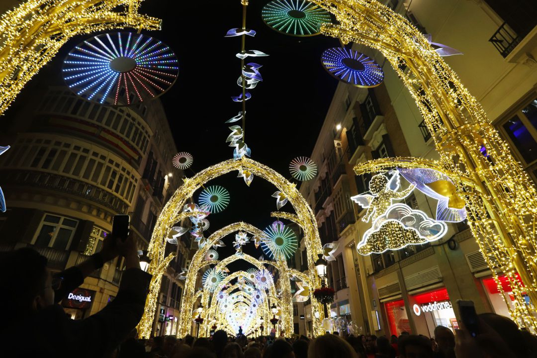 Encendido de las luces de Navidad en Málaga en 2019 Encendido de las luces de Navidad en Málaga en 2019