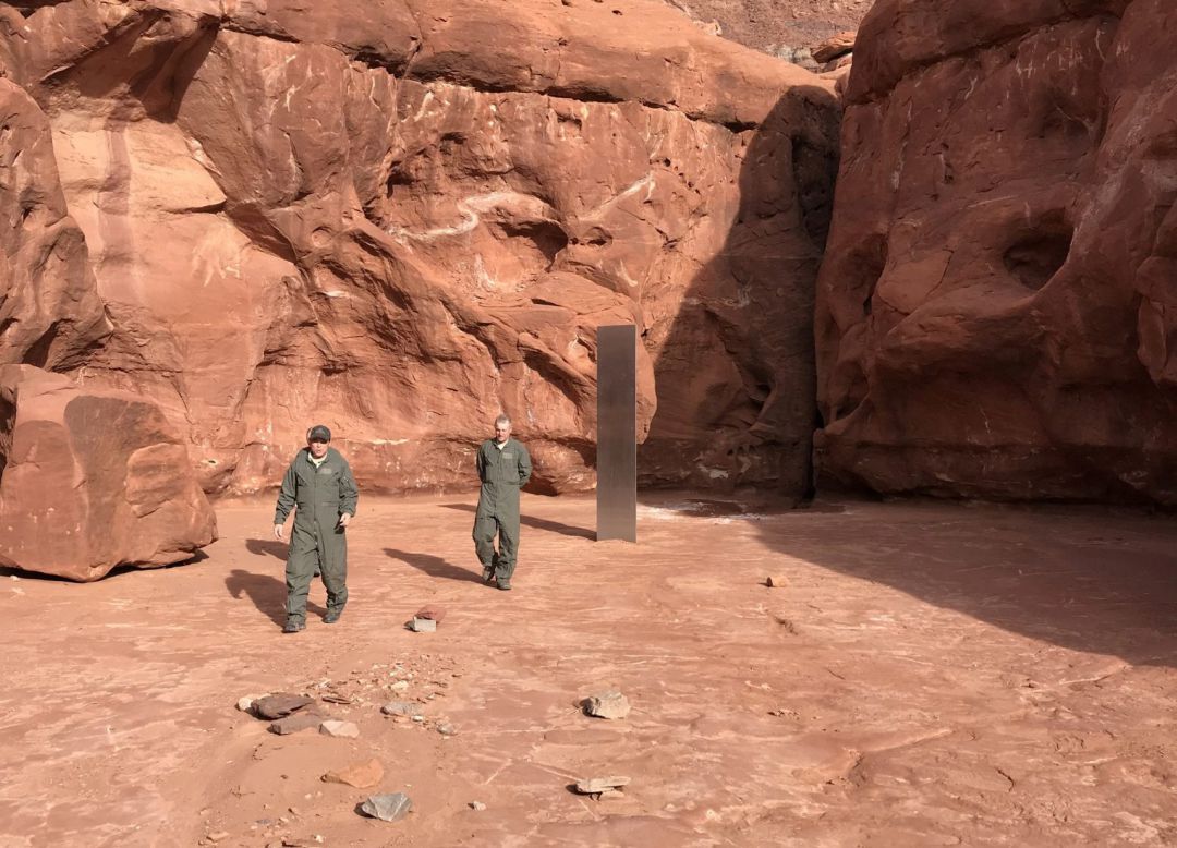 El enigmático monolito que ha aparecido en Red Rock Country en Utah El enigmático monolito que ha aparecido en Red Rock Country en Utah