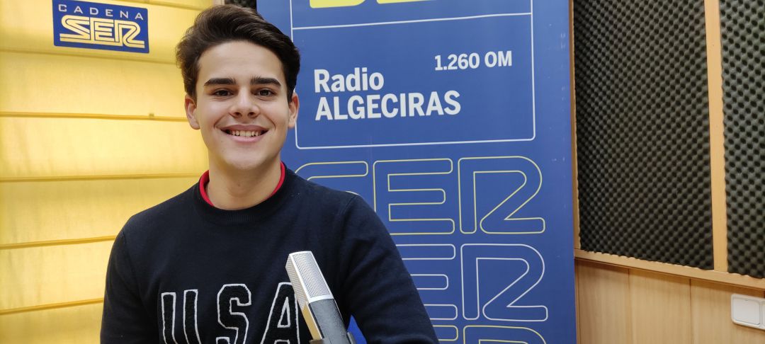El algecireño Óscar Cantalejo durante su intervención en Radio Algeciras. El algecireño Óscar Cantalejo durante su intervención en Radio Algeciras.