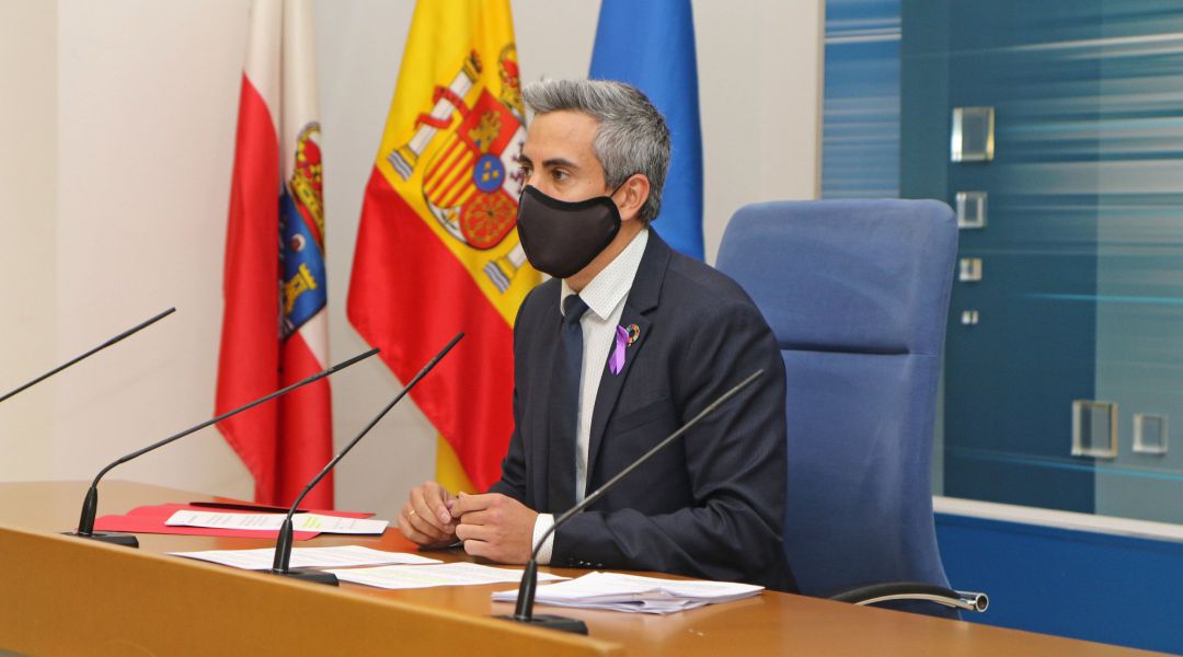 El vicepresidente y portavoz del Gobierno, Pablo Zuloaga, en rueda de prensa El vicepresidente y portavoz del Gobierno, Pablo Zuloaga, en rueda de prensa