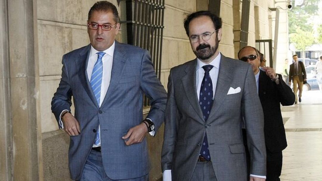José María Sayago, a la izquierda y su abogado Juan Carlos Alférez José María Sayago, a la izquierda y su abogado Juan Carlos Alférez