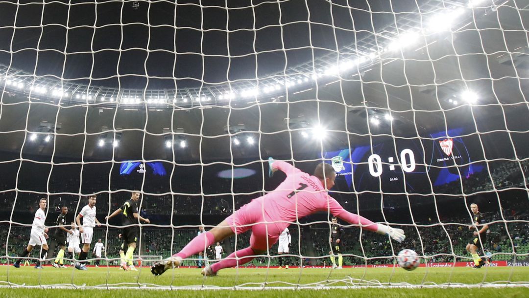 Iván Rakitic abrió el marcador frente al Krasnodar. Iván Rakitic abrió el marcador frente al Krasnodar.