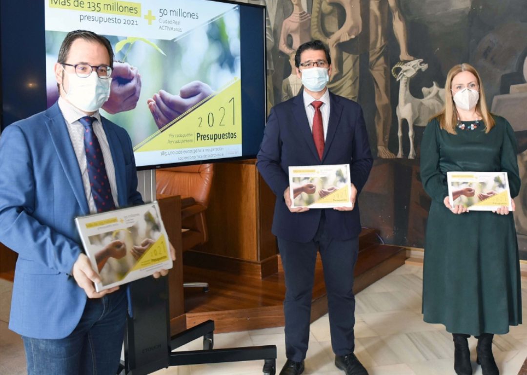 Acto de presentación del presupuesto 2021 de la Diputación de Ciudad Real Acto de presentación del presupuesto 2021 de la Diputación de Ciudad Real