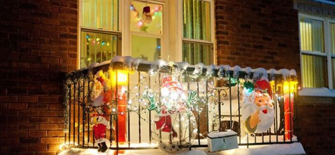 Balcón navideño Balcón navideño