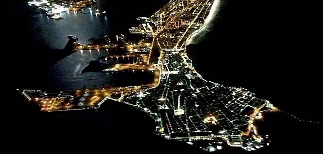 Vista nocturna de Cádiz Vista nocturna de Cádiz