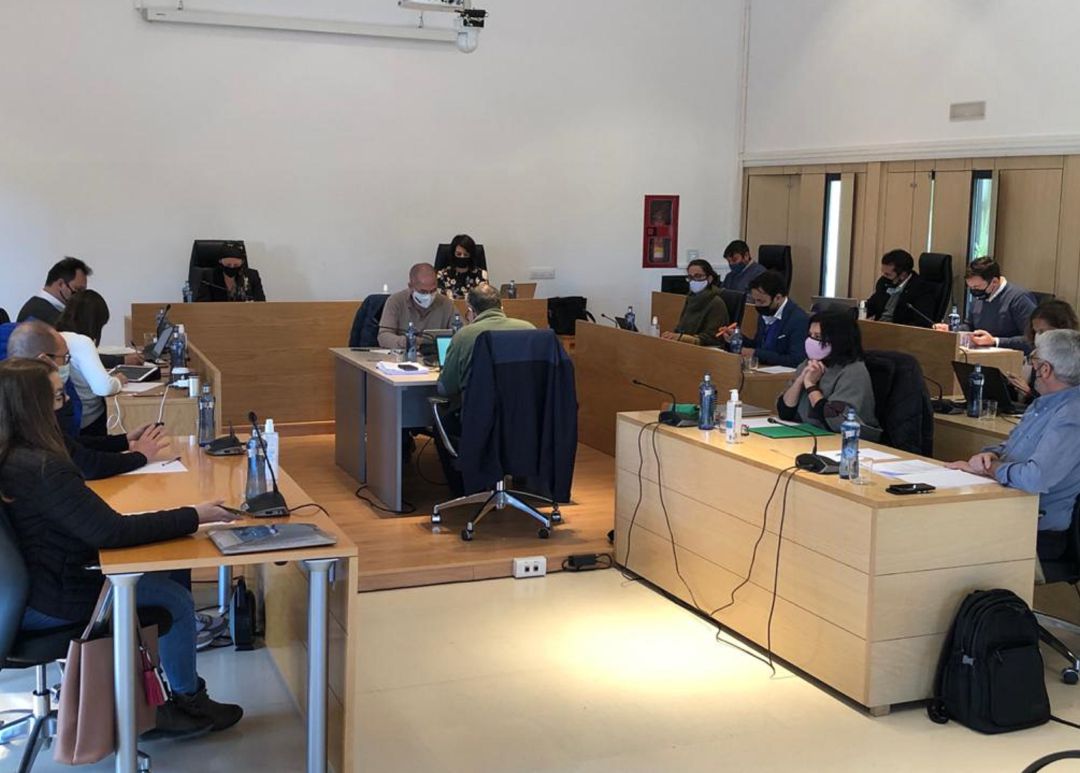 Imagen del pleno de este miércoles Imagen del pleno de este miércoles