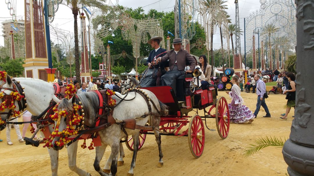 Parque González Hontoria durante la Feria del Caballo Parque González Hontoria durante la Feria del Caballo