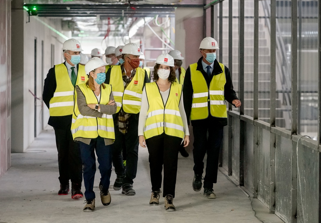 (ARCHIVO) Ayuso visita las obras del Hospital Enfermera Isabel Zendal (ARCHIVO) Ayuso visita las obras del Hospital Enfermera Isabel Zendal