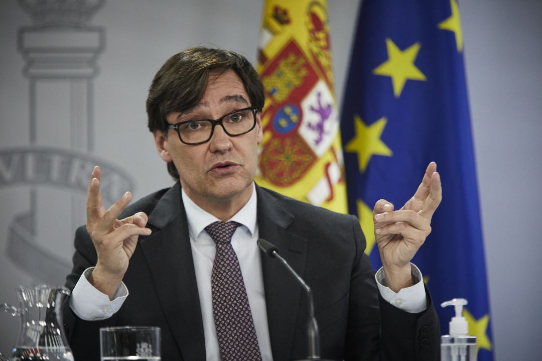 El ministro de Sanidad, Salvador Illa, ofrece una rueda tras la reunión del Consejo Interterritorial del Sistema Nacional de Salud, el pasado 11 de noviembre. El ministro de Sanidad, Salvador Illa, ofrece una rueda tras la reunión del Consejo Interterritorial del Sistema Nacional de Salud, el pasado 11 de noviembre.