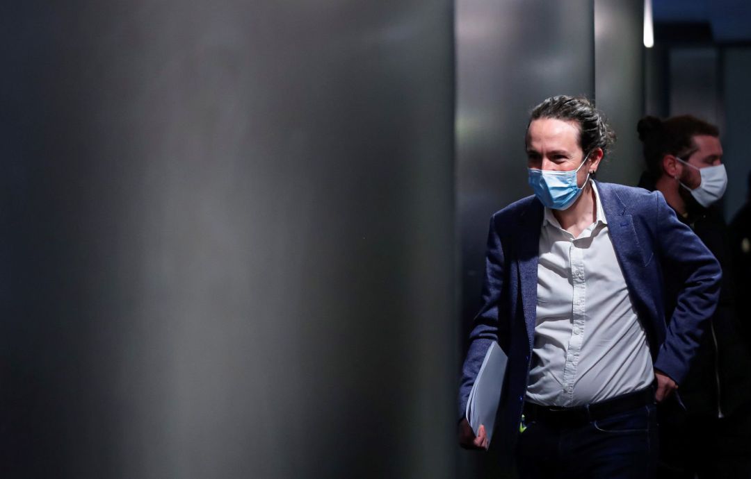 El vicepresidente segundo del Gobierno y ministro de Derechos Sociales y Agenda 2030, Pablo Iglesias. El vicepresidente segundo del Gobierno y ministro de Derechos Sociales y Agenda 2030, Pablo Iglesias.
