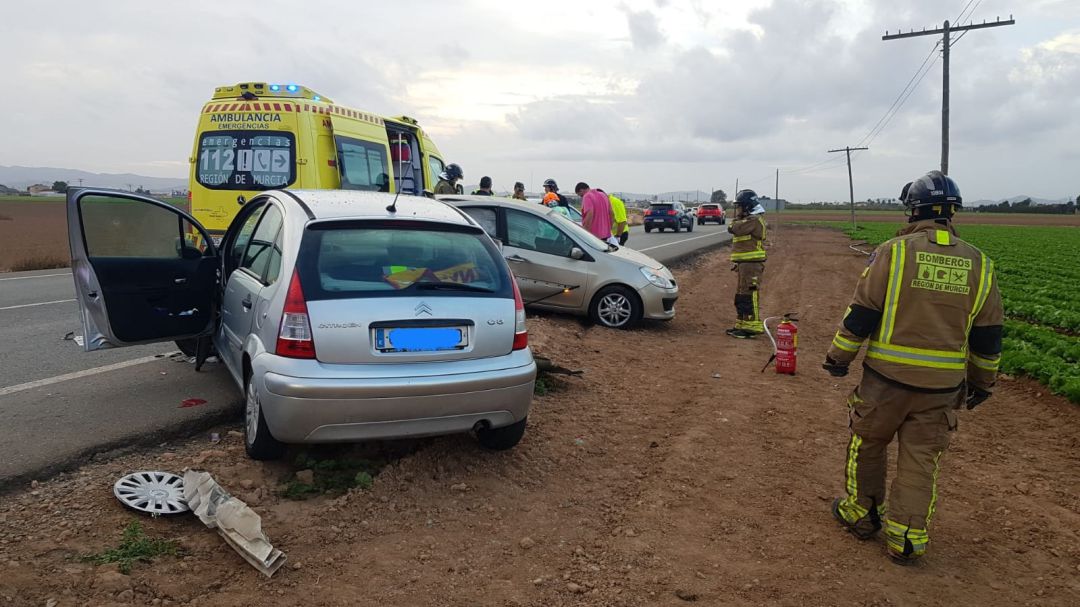 Accidente de tráfico en la carretera de La Palma-Torrre Pacheco Accidente de tráfico en la carretera de La Palma-Torrre Pacheco