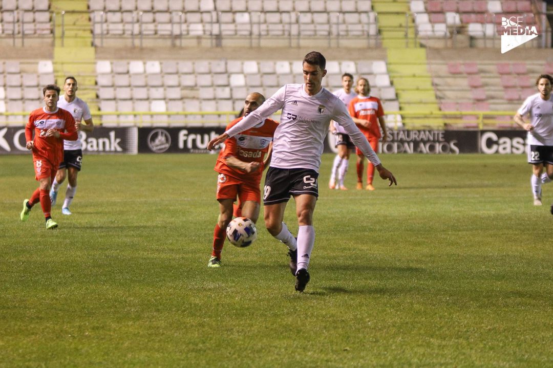 Claudio, durante el último partido de liga frente al Marino Claudio, durante el último partido de liga frente al Marino