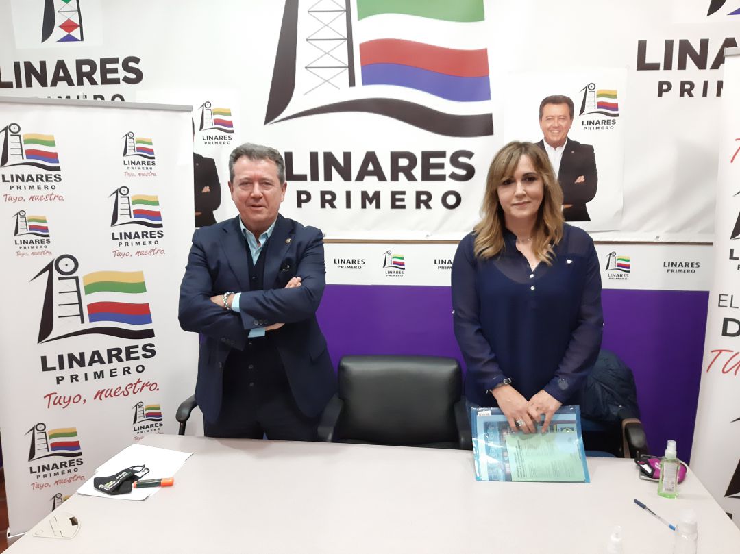 Juan Fernández y Juana Cruz, líderes de Linares Primero Juan Fernández y Juana Cruz, líderes de Linares Primero