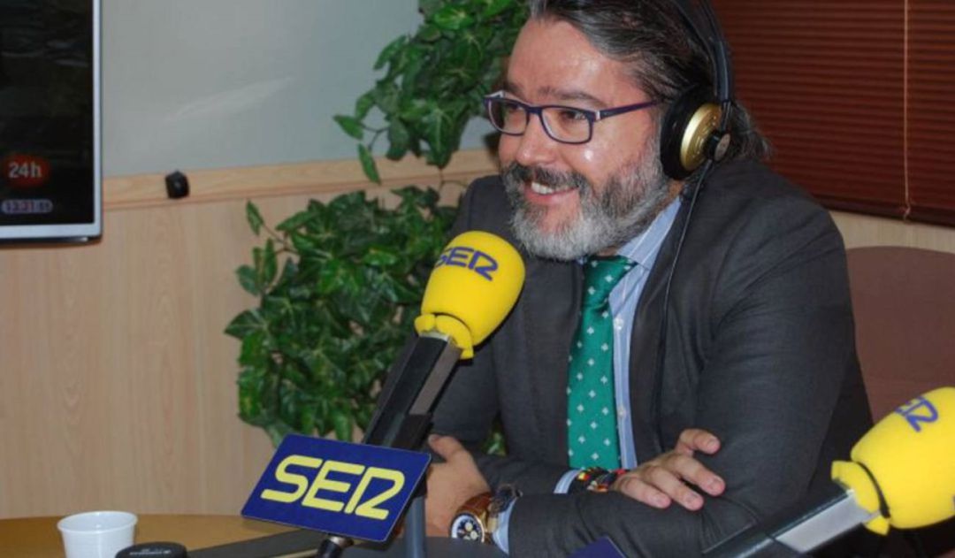 Borja Gutiérrez, exalcalde de Brunete, en los estudios de Ser Madrid Oeste (foto de archivo) Borja Gutiérrez, exalcalde de Brunete, en los estudios de Ser Madrid Oeste (foto de archivo)