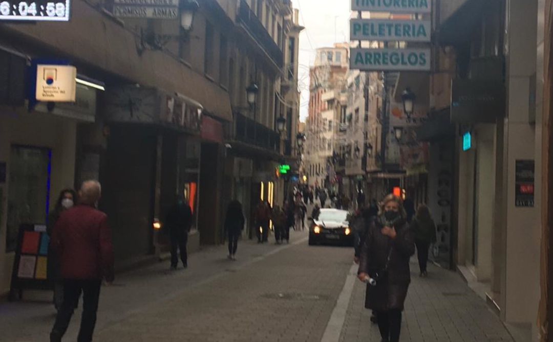 Imagen del centro de Albacete este viernes Imagen del centro de Albacete este viernes
