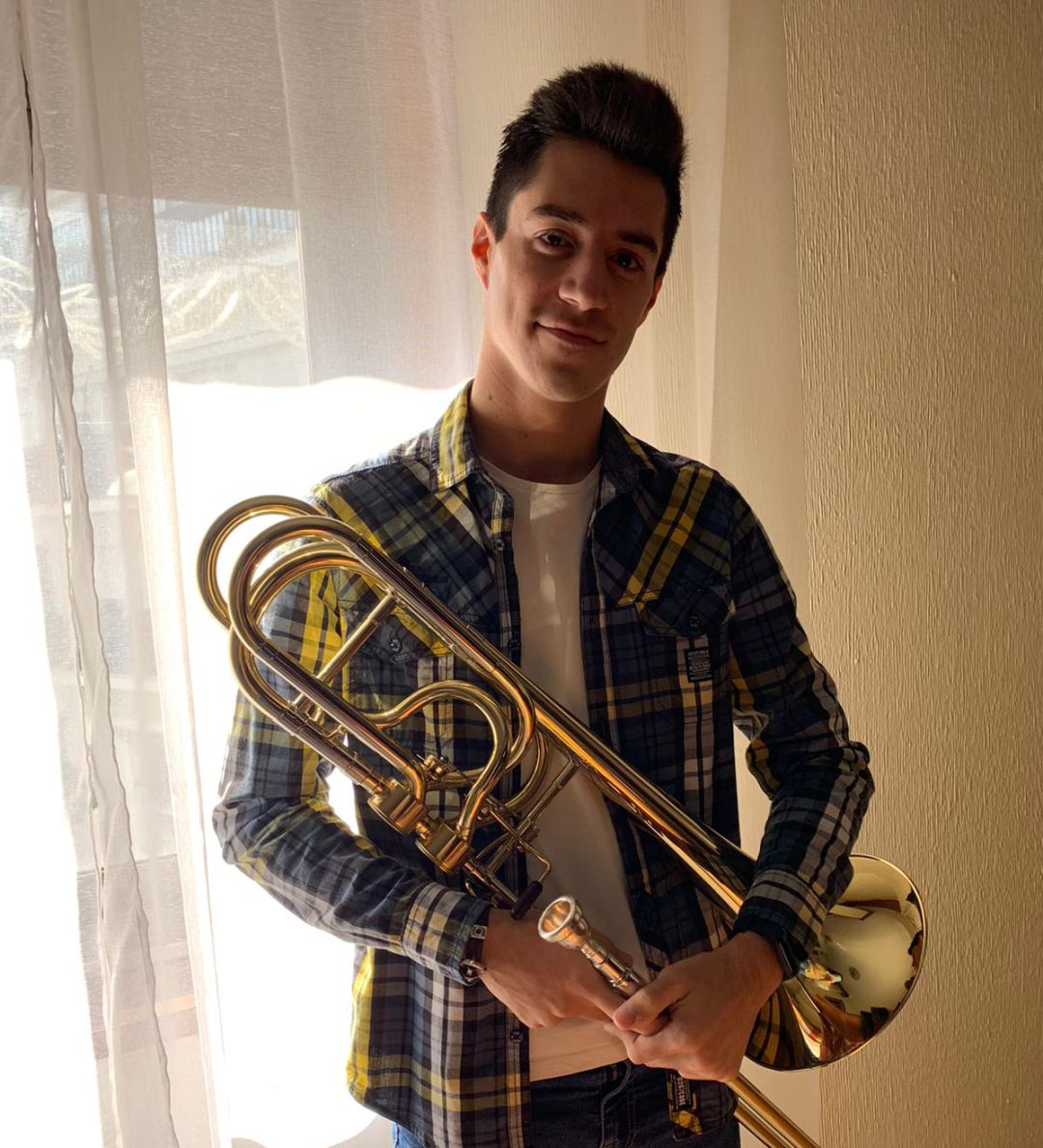 Álvaro Álvarez, trombonista protagonista de Cita con la Clasic Álvaro Álvarez, trombonista protagonista de Cita con la Clasic
