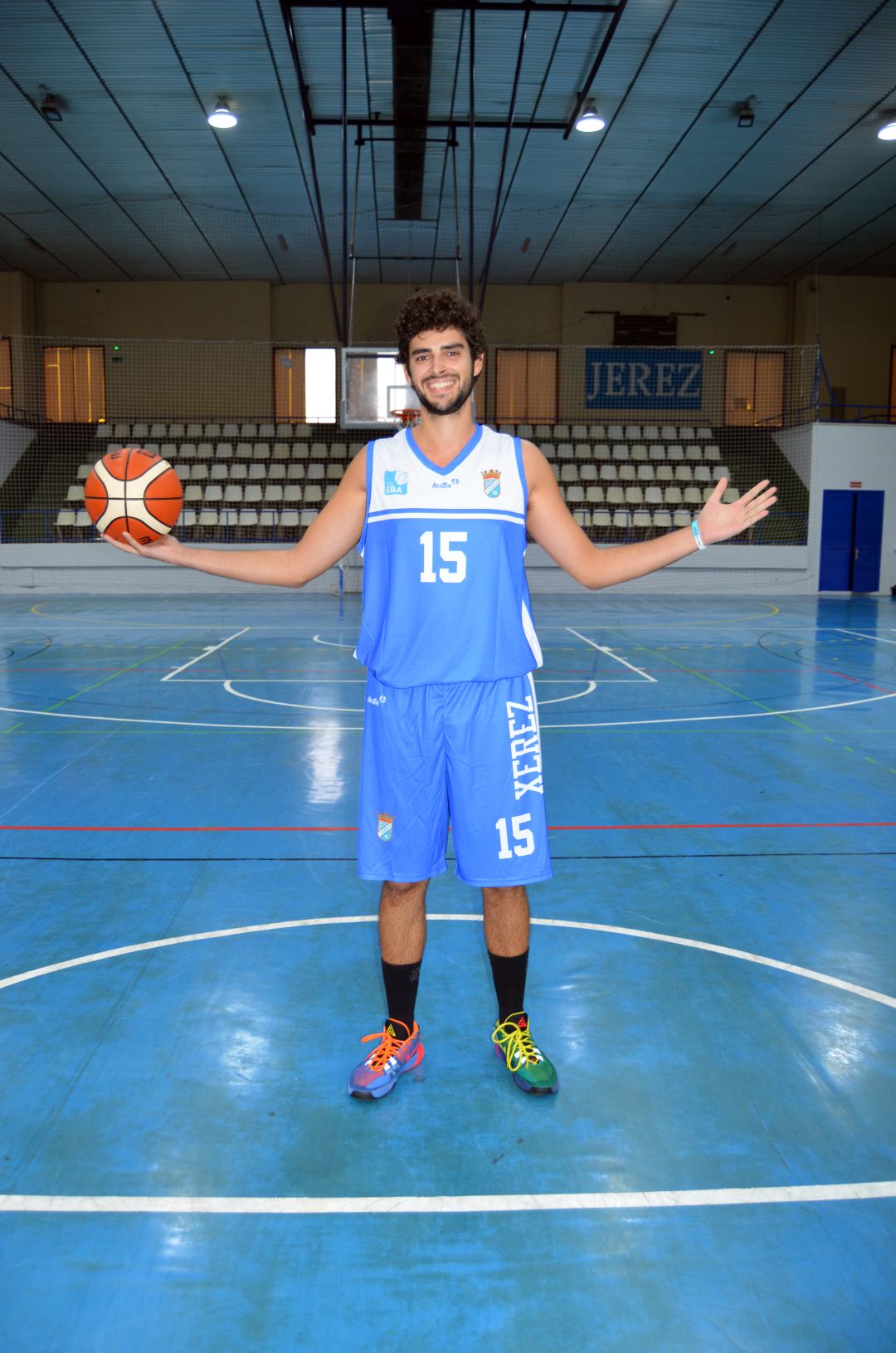 Manuel Pérez, jugador del Baloncesto Xerez CD Manuel Pérez, jugador del Baloncesto Xerez CD