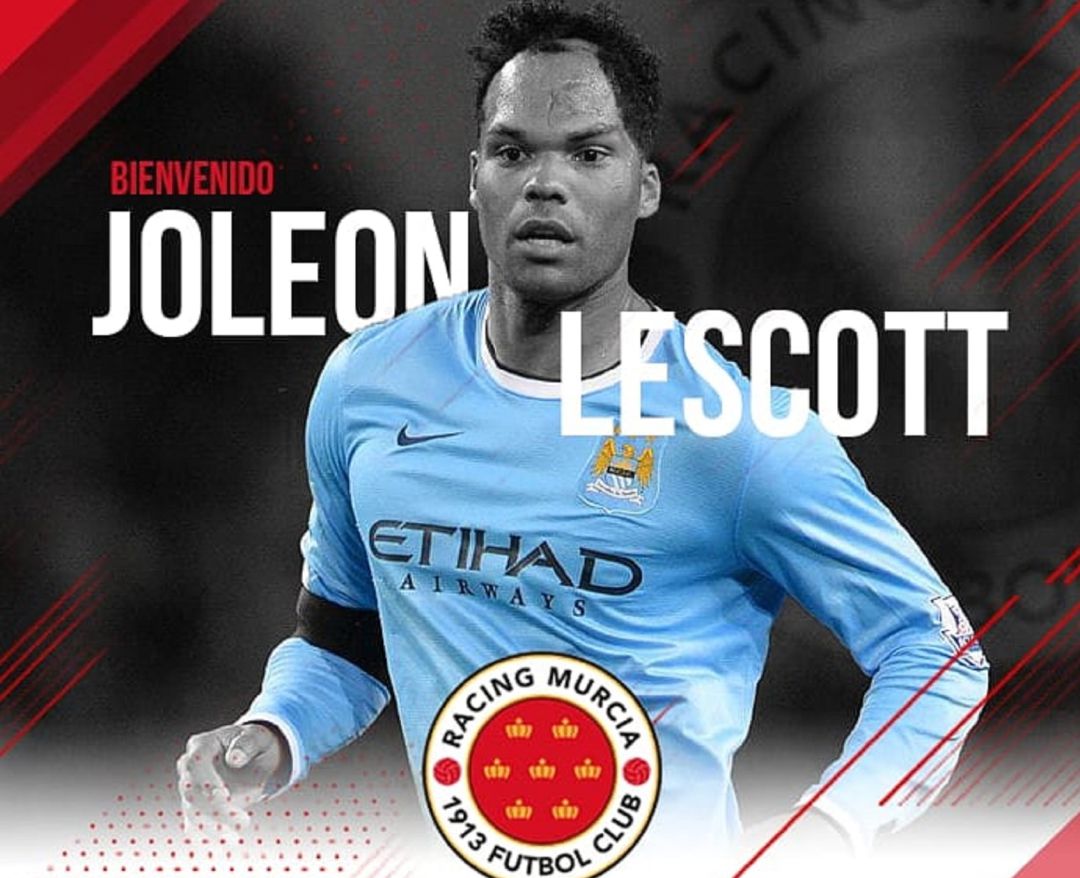 Lescott jugará el partido de Copa del Rey con el Racing Murcia Lescott jugará el partido de Copa del Rey con el Racing Murcia