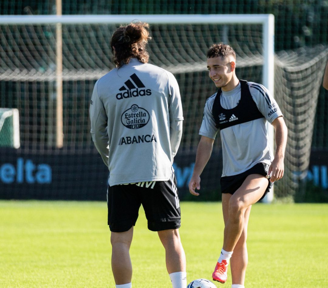 Emre Mor en un entrenamiento Emre Mor en un entrenamiento