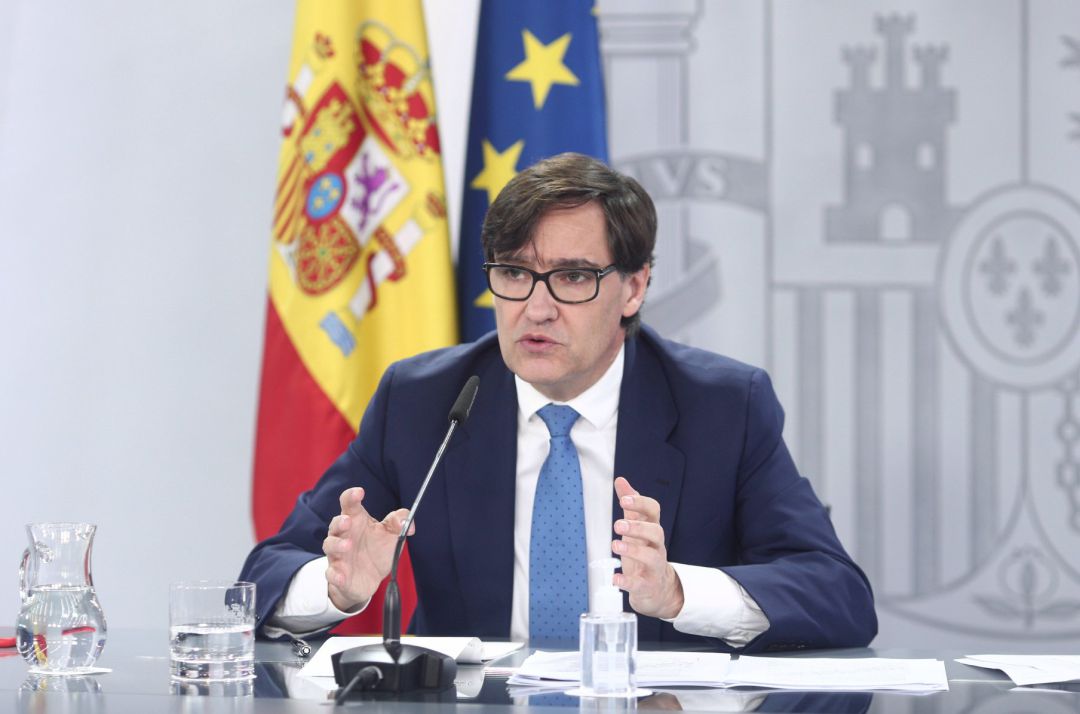 El ministro de Sanidad, Salvador Illa.
El ministro de Sanidad, Salvador Illa.