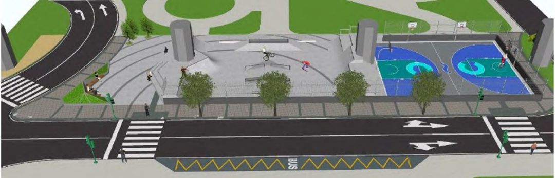 Recreación de cómo quedará la zona Recreación de cómo quedará la zona