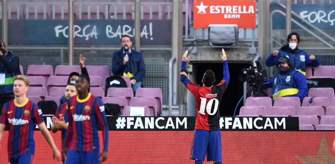 Lionel Messi le dedica su gol a Diego Armando Maradona Lionel Messi le dedica su gol a Diego Armando Maradona