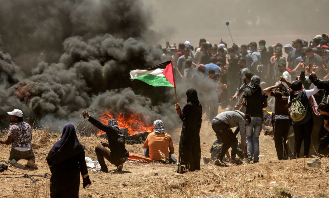 Palestinos en la Franja de Gaza. Palestinos en la Franja de Gaza.