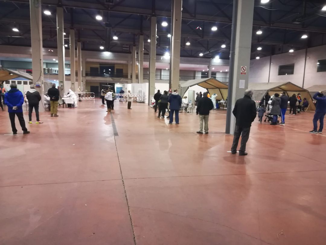 Imagen del cribado masivo de Aranda Imagen del cribado masivo de Aranda