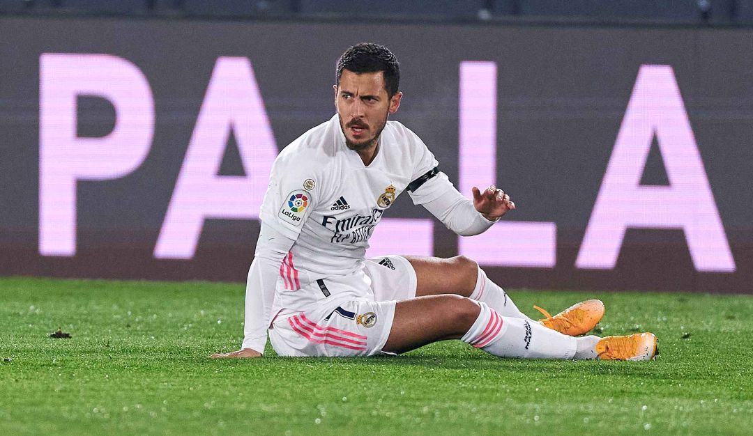 Eden Hazard, en el partido entre el Real Madrid y el Alavés. Eden Hazard, en el partido entre el Real Madrid y el Alavés.