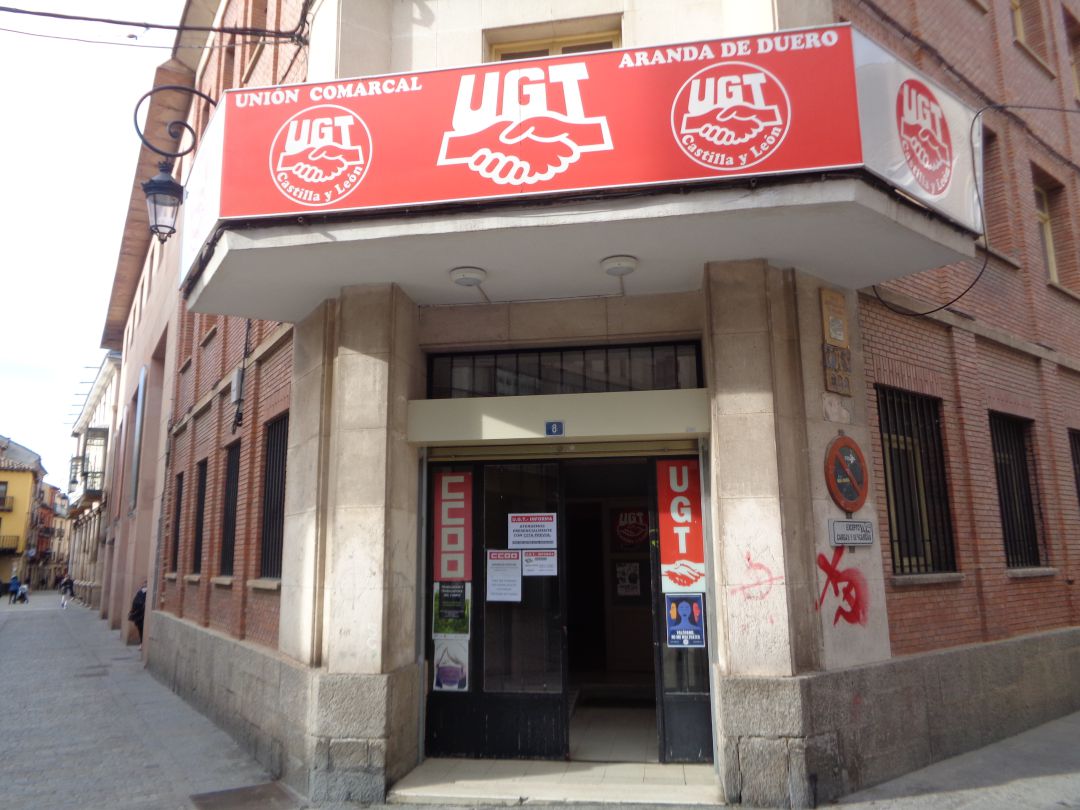 Sede de UGT en Aranda Sede de UGT en Aranda