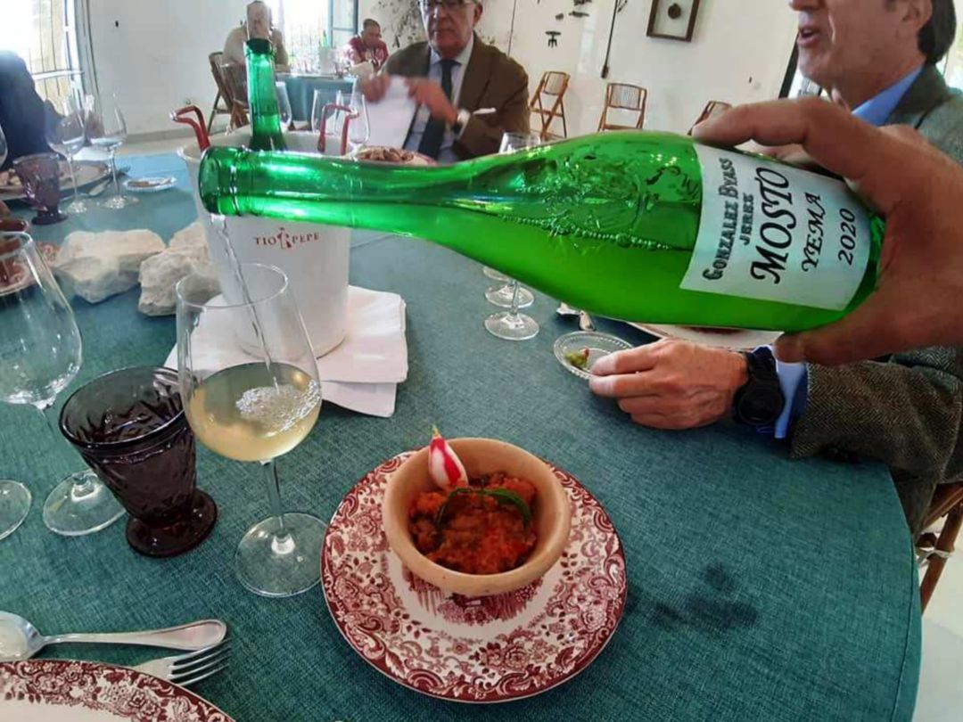 El mosto de yema 2020 de González Byass, la pubertad del Tío Pepe. El mosto de yema 2020 de González Byass, la pubertad del Tío Pepe.