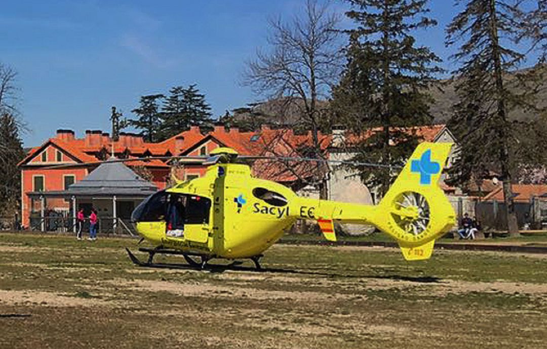 Helicóptero del Sacyl Helicóptero del Sacyl